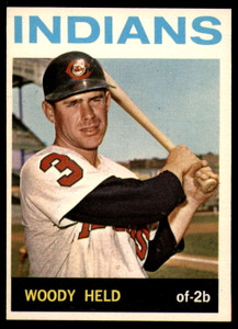 1964 Topps #105 Woodie Held VG Cleveland Indians 