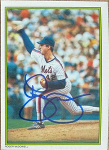 Roger McDowell Autographed 1986 Topps - 1986 All-Star Set Collector's Edition (Glossy Send-Ins) #39 