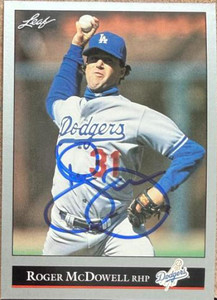 Roger McDowell Autographed 1992 Leaf #58