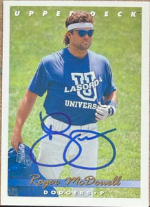 Roger McDowell Autographed 1993 Upper Deck #250