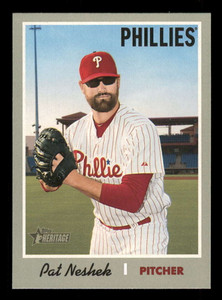 2019 Topps Heritage #252 Pat Neshek NM-MT  Philadelphia Phillies 