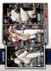 2026 Topps #130 Carlos Rodon/Garrett Crochet/Max Fried League Leaders NM-MT Boston Red Sox/New York Yankees 