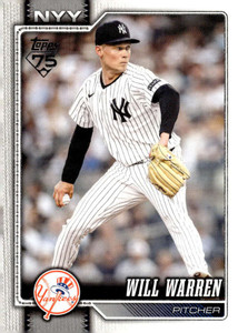 2026 Topps #176 Will Warren NM-MT New York Yankees 