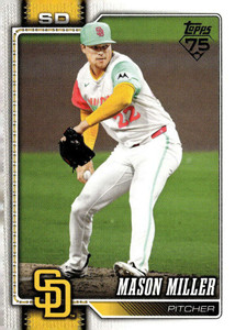 2026 Topps #179 Mason Miller NM-MT San Diego Padres 