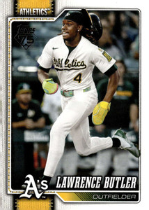 2026 Topps #324 Lawrence Butler NM-MT Athletics 