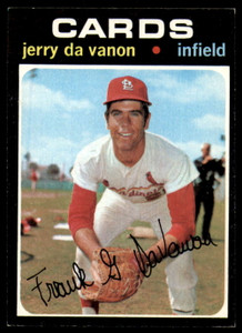 1971 Topps #32 Jerry DaVanon VG St. Louis Cardinals 