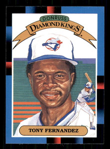 1988 Donruss #12 Tony Fernandez DK NM-MT Toronto Blue Jays 