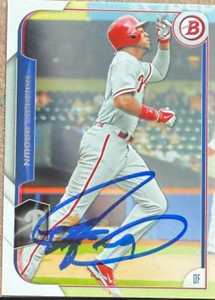 Domonic Brown Autographed 2015 Bowman #54 