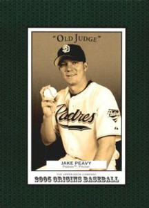 2005 UD Origins Old Judge #1 Jake Peavy NM-MT San Diego Padres 