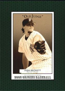 2005 UD Origins Old Judge #20 Josh Beckett NM-MT Florida Marlins 