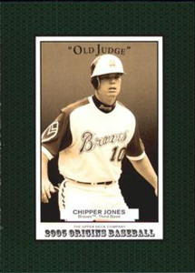 2005 UD Origins Old Judge #22 Chipper Jones NM-MT Atlanta Braves 