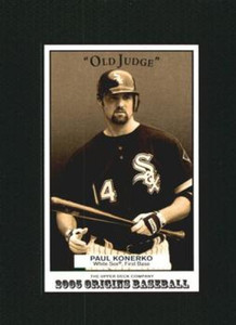 2005 UD Origins Old Judge #32 Paul Konerko NM-MT Chicago White Sox 