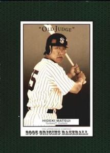 2005 UD Origins Old Judge #79 Hideki Matsui NM-MT New York Yankees 