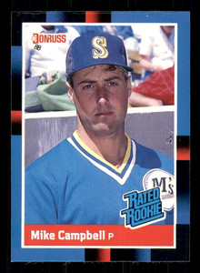 1988 Donruss #30 Mike Campbell NM-MT RC Rookie Seattle Mariners 