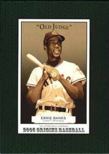 2005 UD Origins Old Judge #118 Ernie Banks NM-MT Chicago Cubs 