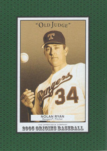 2005 UD Origins Old Judge #121 Nolan Ryan NM-MT Texas Rangers 