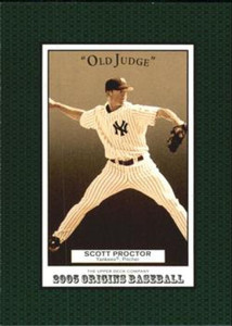 2005 UD Origins Old Judge #151 Scott Proctor NM-MT New York Yankees 