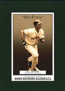 2005 UD Origins Old Judge #159 B.J. Upton NM-MT Tampa Bay Devil Rays 