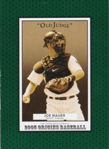 2005 UD Origins Old Judge #197 Joe Mauer NM-MT Minnesota Twins 
