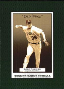 2005 UD Origins Old Judge #200 Robb Quinlan NM-MT Los Angeles Angels 