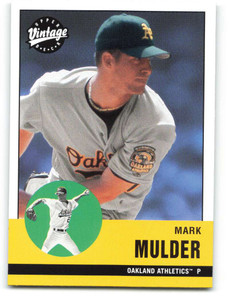 2001 Upper Deck Vintage #16 Mark Mulder NM-MT  Oakland Athletics 
