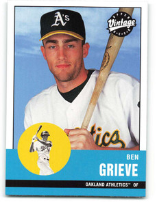 2001 Upper Deck Vintage #22 Ben Grieve NM-MT  