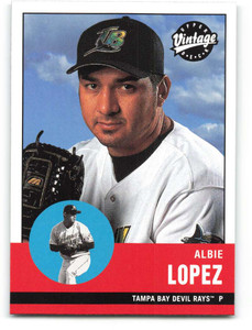 2001 Upper Deck Vintage #41 Albie Lopez NM-MT  Tampa Bay Devil Rays 