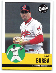 2001 Upper Deck Vintage #52 Dave Burba NM-MT  Cleveland Indians 