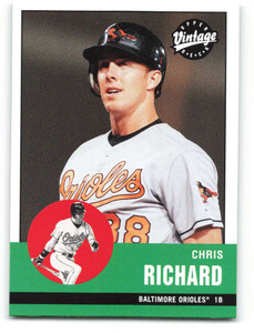 2001 Upper Deck Vintage #71 Chris Richard NM-MT  Baltimore Orioles 