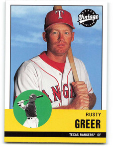 2001 Upper Deck Vintage #84 Rusty Greer NM-MT  Texas Rangers 