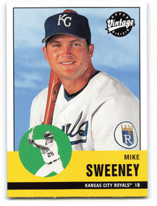 2001 Upper Deck Vintage #104 Mike Sweeney NM-MT  Kansas City Royals 