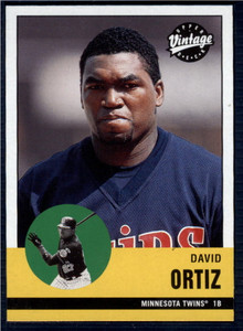 2001 Upper Deck Vintage #128 David Ortiz NM-MT  Minnesota Twins 