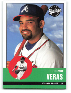 2001 Upper Deck Vintage #175 Quilvio Veras NM-MT  Atlanta Braves 