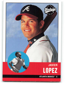 2001 Upper Deck Vintage #181 Javier Lopez NM-MT  Atlanta Braves 