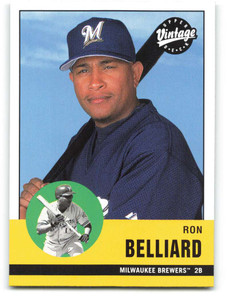 2001 Upper Deck Vintage #188 Ron Belliard NM-MT  Milwaukee Brewers 
