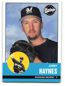 2001 Upper Deck Vintage #190 Jimmy Haynes NM-MT  Milwaukee Brewers 