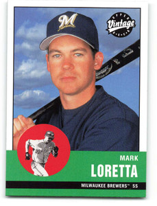 2001 Upper Deck Vintage #195 Mark Loretta NM-MT  Milwaukee Brewers 