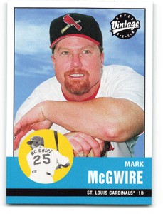 2001 Upper Deck Vintage #198 Mark McGwire NM-MT  St. Louis Cardinals 