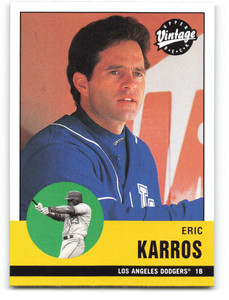 2001 Upper Deck Vintage #240 Eric Karros NM-MT  Los Angeles Dodgers 