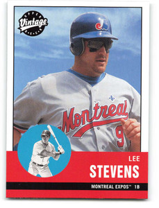 2001 Upper Deck Vintage #249 Lee Stevens NM-MT  Montreal Expos 