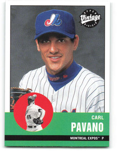 2001 Upper Deck Vintage #251 Carl Pavano NM-MT  Montreal Expos 