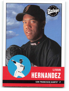 2001 Upper Deck Vintage #261 Livan Hernandez NM-MT  San Francisco Giants 