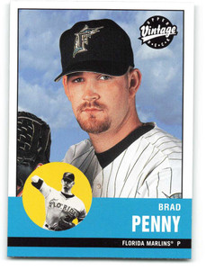 2001 Upper Deck Vintage #274 Brad Penny NM-MT  Florida Marlins 