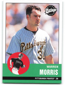 2001 Upper Deck Vintage #311 Warren Morris NM-MT  Pittsburgh Pirates 