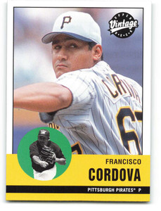 2001 Upper Deck Vintage #316 Francisco Cordova NM-MT  Pittsburgh Pirates 