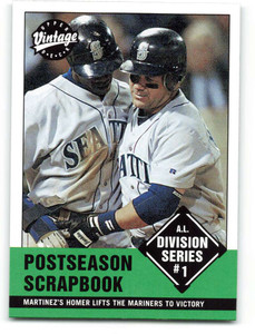 2001 Upper Deck Vintage #372 Edgar Martinez SH NM-MT  Seattle Mariners 