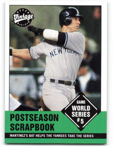 2001 Upper Deck Vintage #375 Tino Martinez SH NM-MT  New York Yankees 