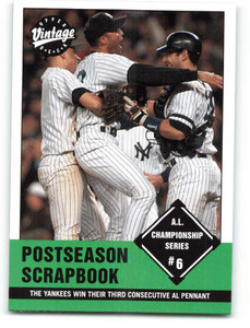 2001 Upper Deck Vintage #385 New York Yankees SH NM-MT  New York Yankees 