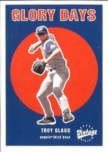 2001 Upper Deck Vintage Glory Days #G15 Troy Glaus NM-MT  Anaheim Angels 