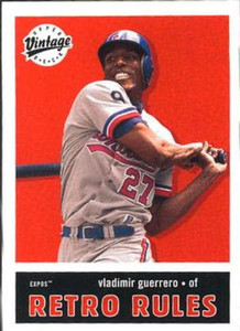 2001 Upper Deck Vintage Retro Rules #R7 Vladimir Guerrero NM-MT  Montreal Expos 